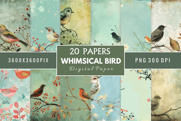 Vintage Bird Illustration Image 9