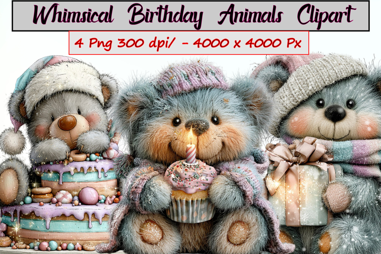 Woodland Animals Clipart Image 2
