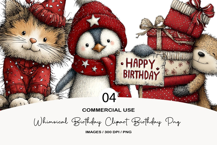 Whimsical birthday clipart birthday png