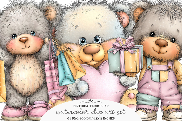 Cute Teddy Bear Clipart Image 24