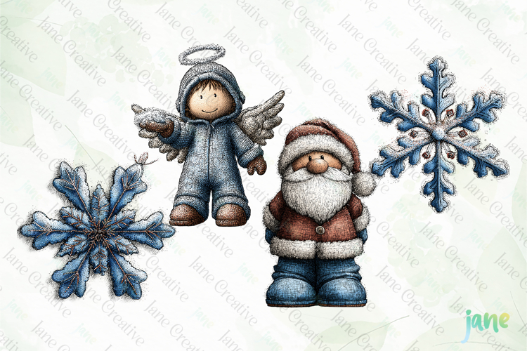 Christmas Snowman Clipart Image 11