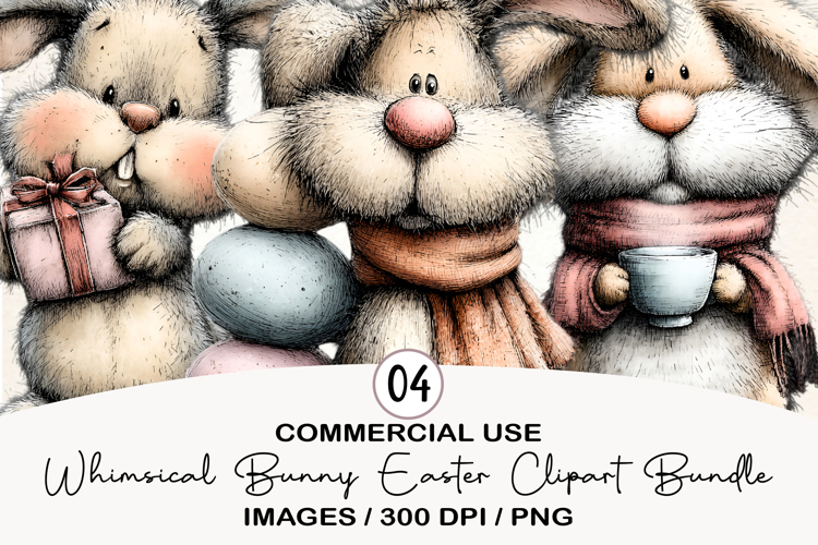 Cute Bunny Clipart Image 7