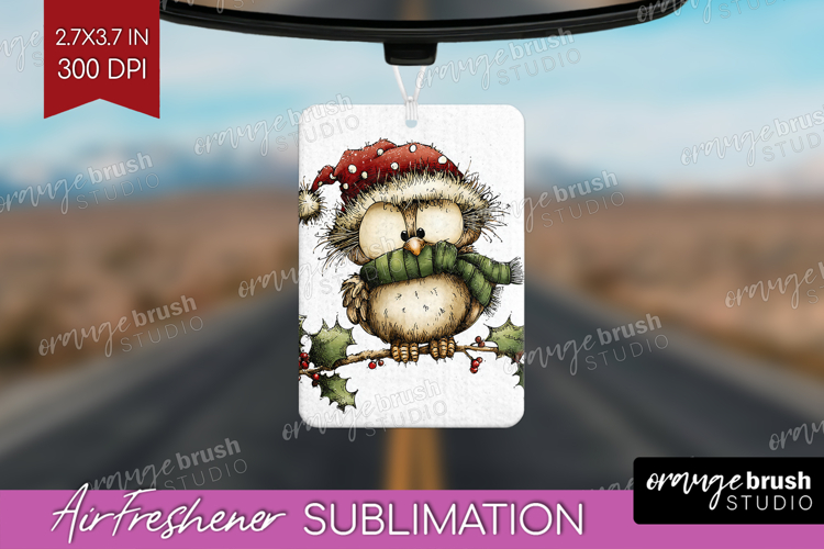 Whimsical Christmas Air Freshener PNG - Cute Animal PNG