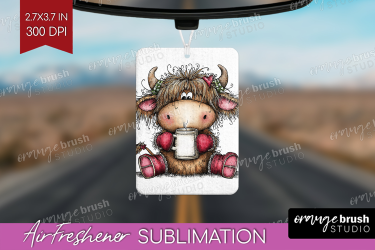 Whimsical Christmas Air Freshener PNG - Cute Animal PNG
