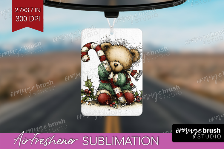 Whimsical Christmas Air Freshener PNG - Cute Animal PNG