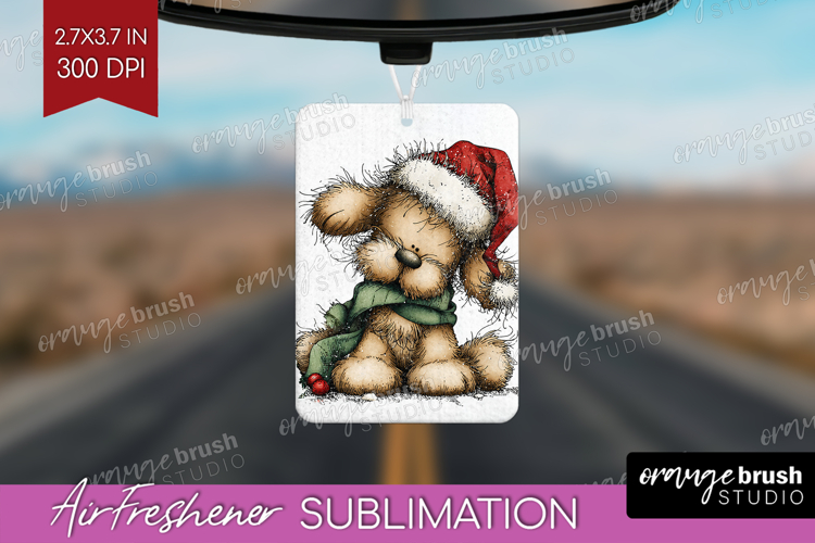 Whimsical Christmas Air Freshener PNG - Cute Animal PNG