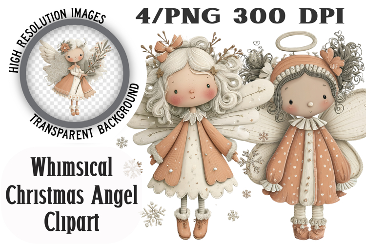 Christmas Angel Clipart Image 2