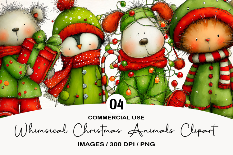 Christmas Snowman Clipart Image 12