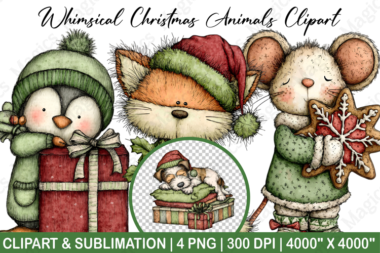 Santa Christmas Clipart Image 6
