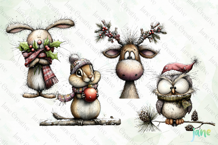 Christmas Watercolor Png Image 7