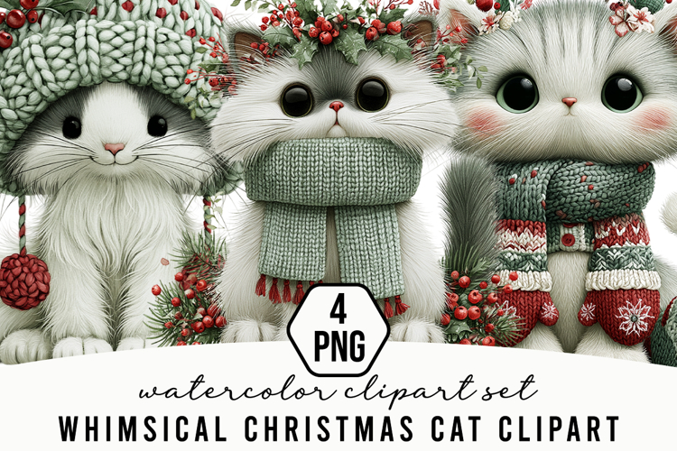 Cute Cat Clipart  Image 5