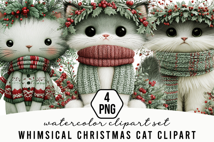Cute Cat Clipart  Image 4