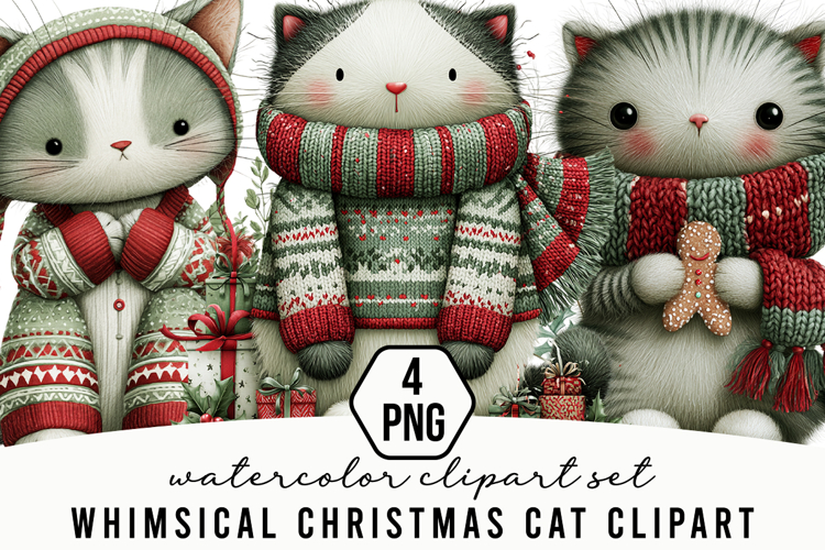 Cute Cat Clipart  Image 3