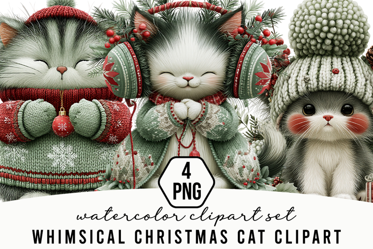 Cute Cat Clipart  Image 6