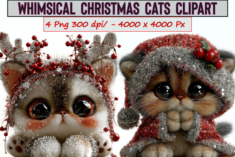 Christmas Cat Clipart