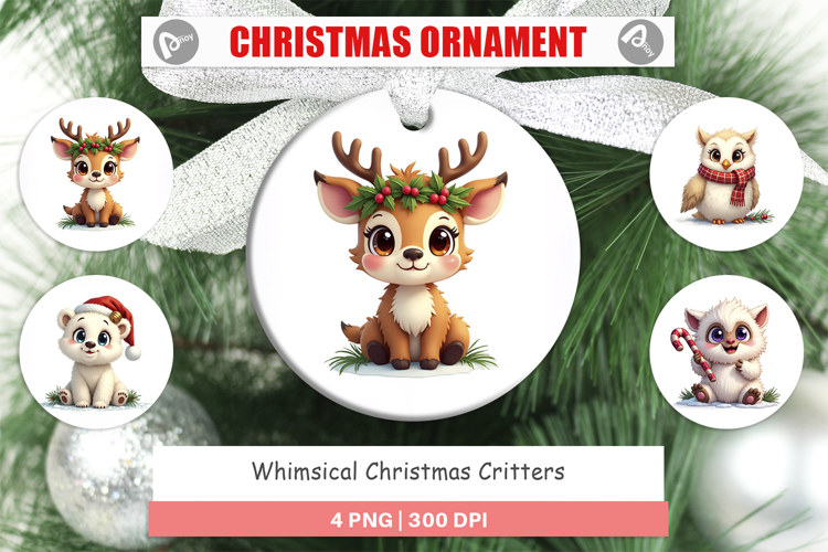 Christmas Ornament Sublimation Designs Image 11