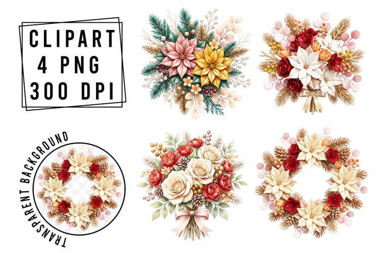 Poinsettia Clipart Image 23