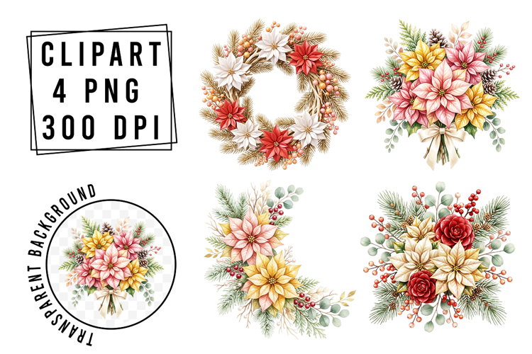 Poinsettia Clipart Image 20
