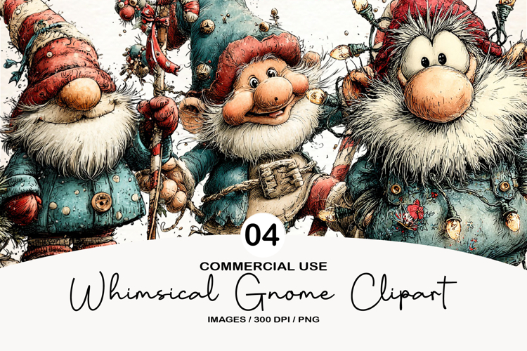 Christmas Gnome Clipart Image 5