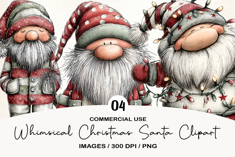 Santa Christmas Clipart Image 15