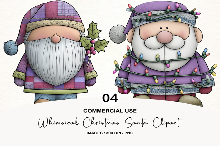 Santa Christmas Clipart Image 13