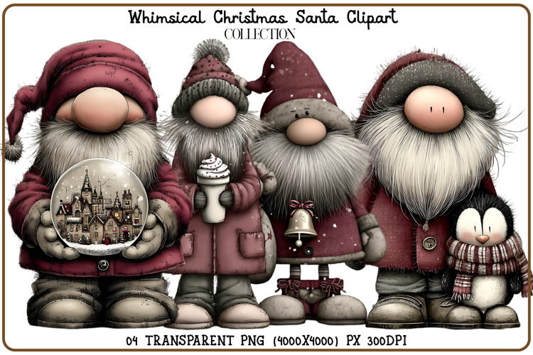 Santa Christmas Clipart Image 11