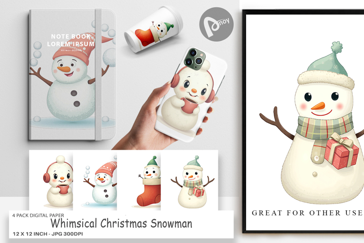 Christmas Watercolor Clipart Image 12