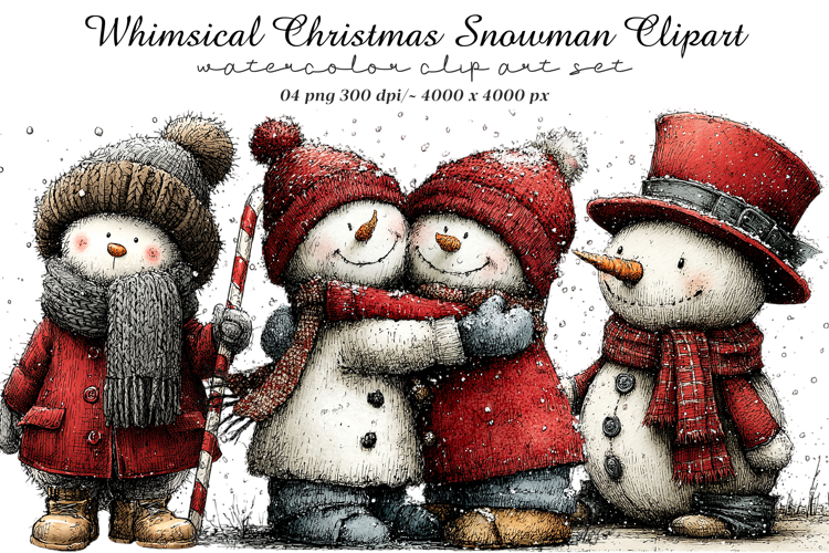 Snowman Clipart Image 11