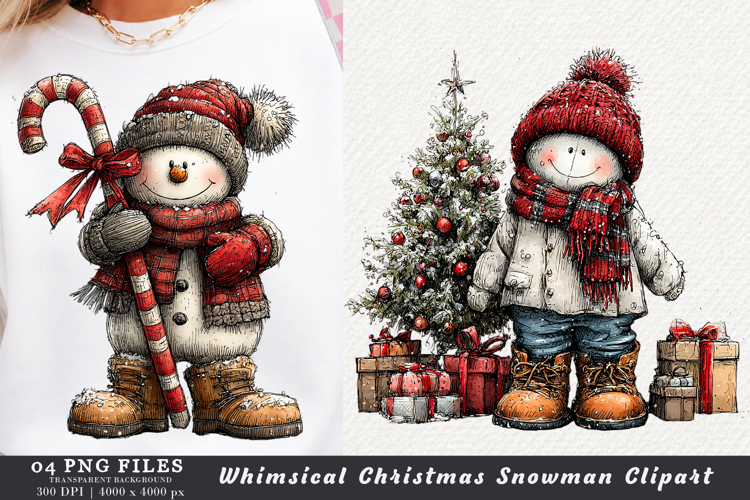 Snowman Clipart Image 13