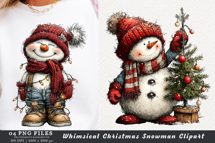 Snowman Clipart Image 11
