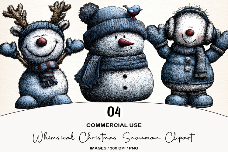 Snowman Illustration Image 20