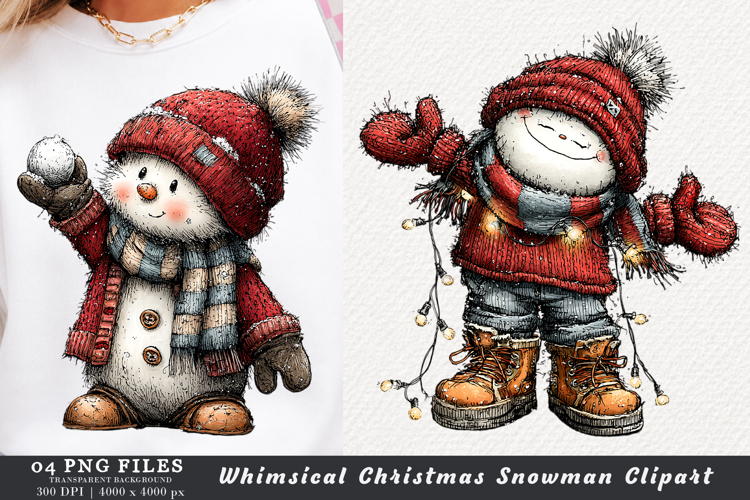 Snowman Clipart Image 12