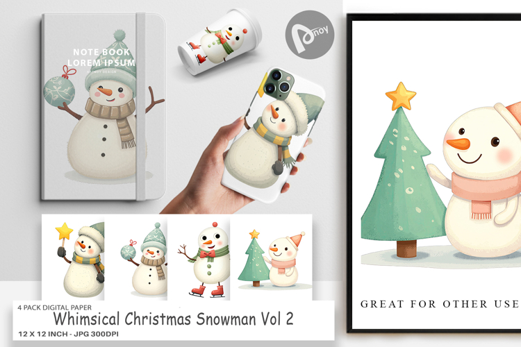 Christmas Watercolor Clipart Image 11
