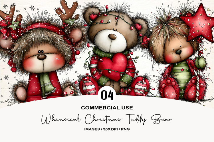 Cute Teddy Bear Clipart Image 13