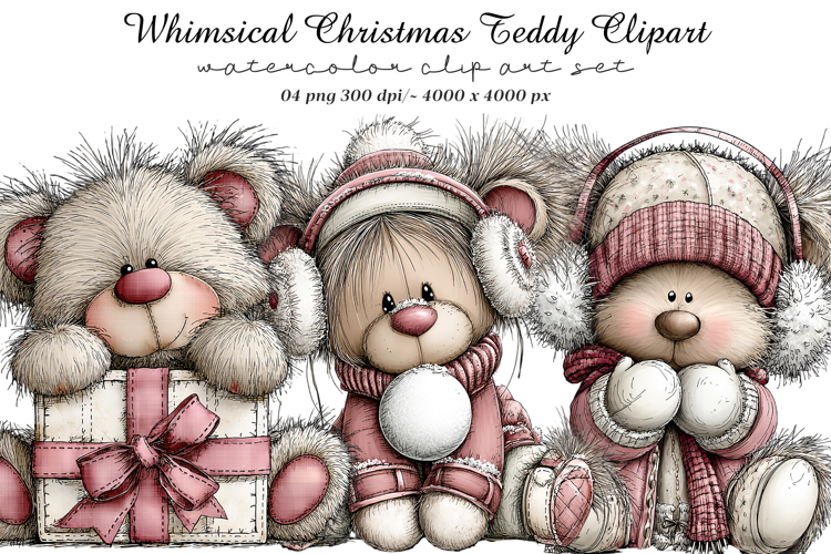 Cute Teddy Bear Clipart Image 4