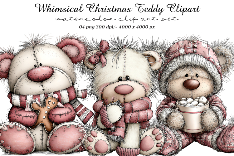 Cute Teddy Bear Clipart Image 3
