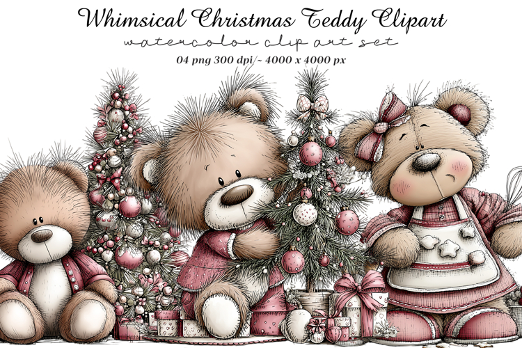 Cute Teddy Bear Clipart Image 24