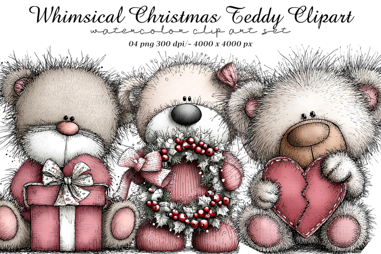 Cute Teddy Bear Clipart Image 12