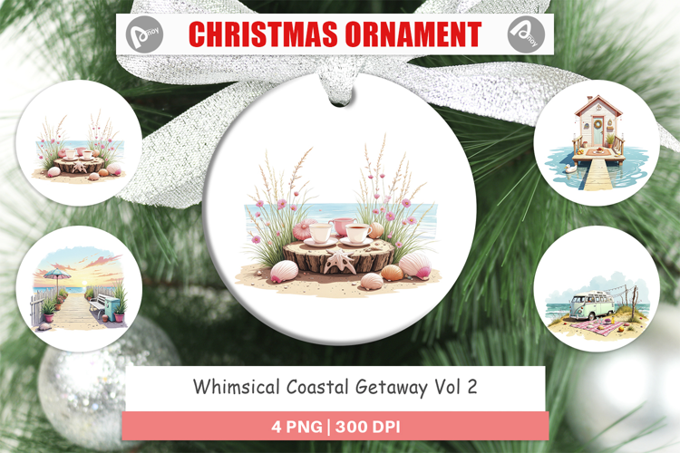 Ornament Whimsical Coastal Escape