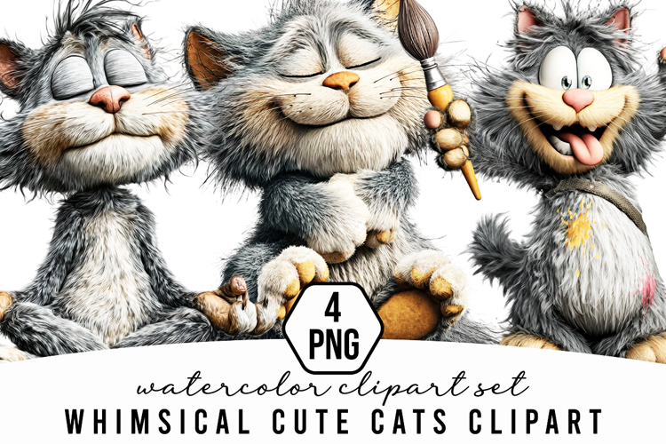 Cartoon Cat Image 13