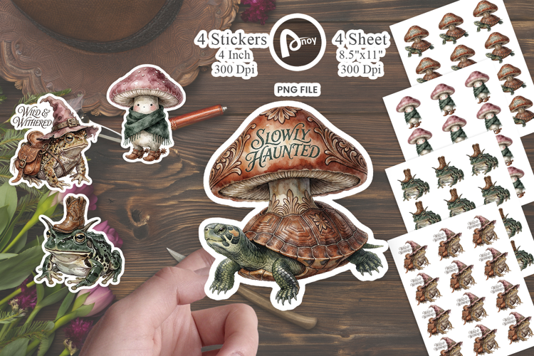 Dark Botanicals Odd Toads Sticker