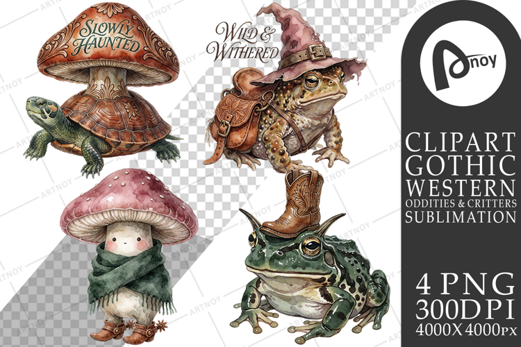 Dark Botanicals Odd Toads Sublimation