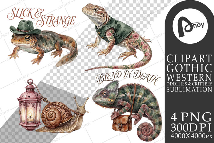 Dark Botanicals Odd Toads Sublimation example image 1