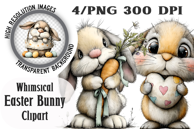 Easter Bunny PNG Image 7