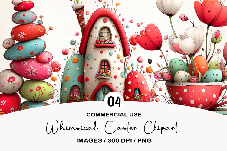 Whimsical Easter Clipart