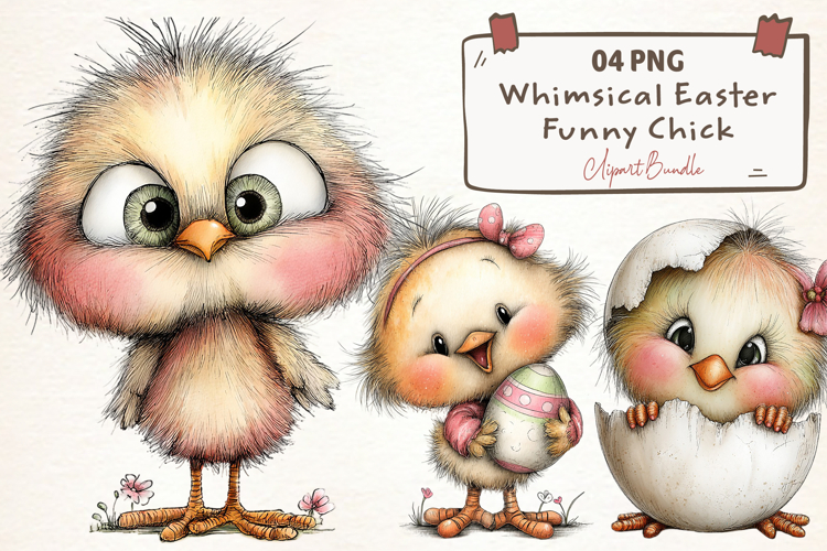 Easter Chick Clipart Image 23