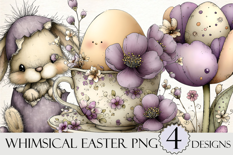 Whimsical Easter PNG Clipart