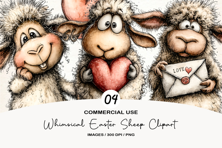 Cute Sheep Clipart Image 17