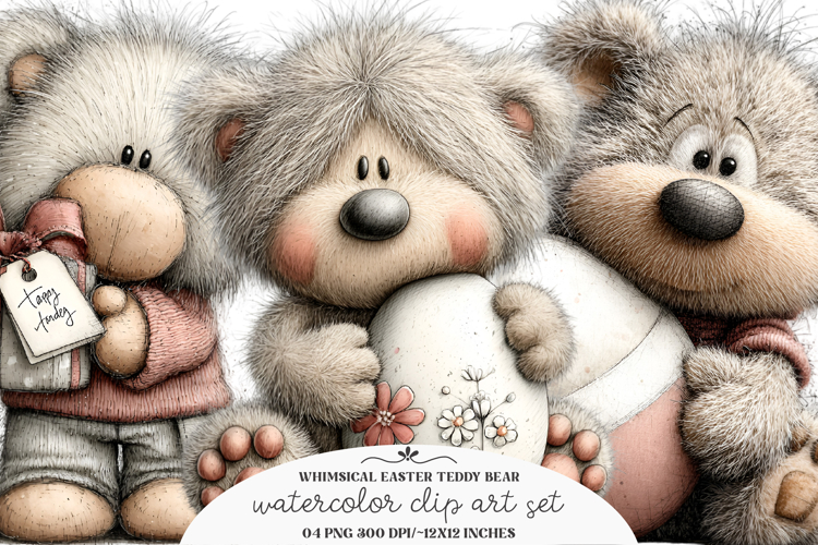 Cute Teddy Bear Clipart Image 4