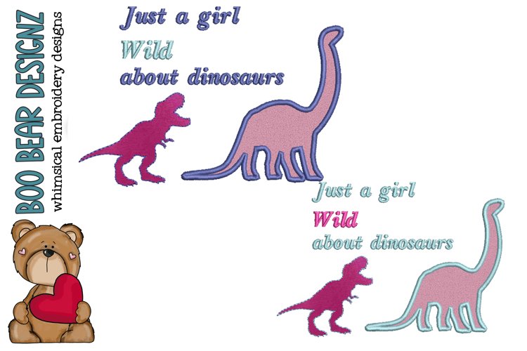 Just a girl wild about Dinosaurs example image 1
